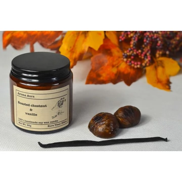 ROASTED CHESTNUT & VANILLE - Sült gesztenye és vanília illatgyertya