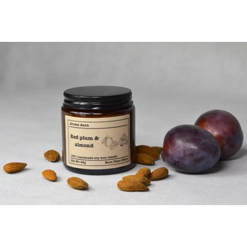 RED PLUM & ALMOND - Vörös szilva és mandula illatgyertya