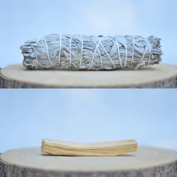 FEHÉR ZSÁLYA + PALO SANTO tértisztító csomag